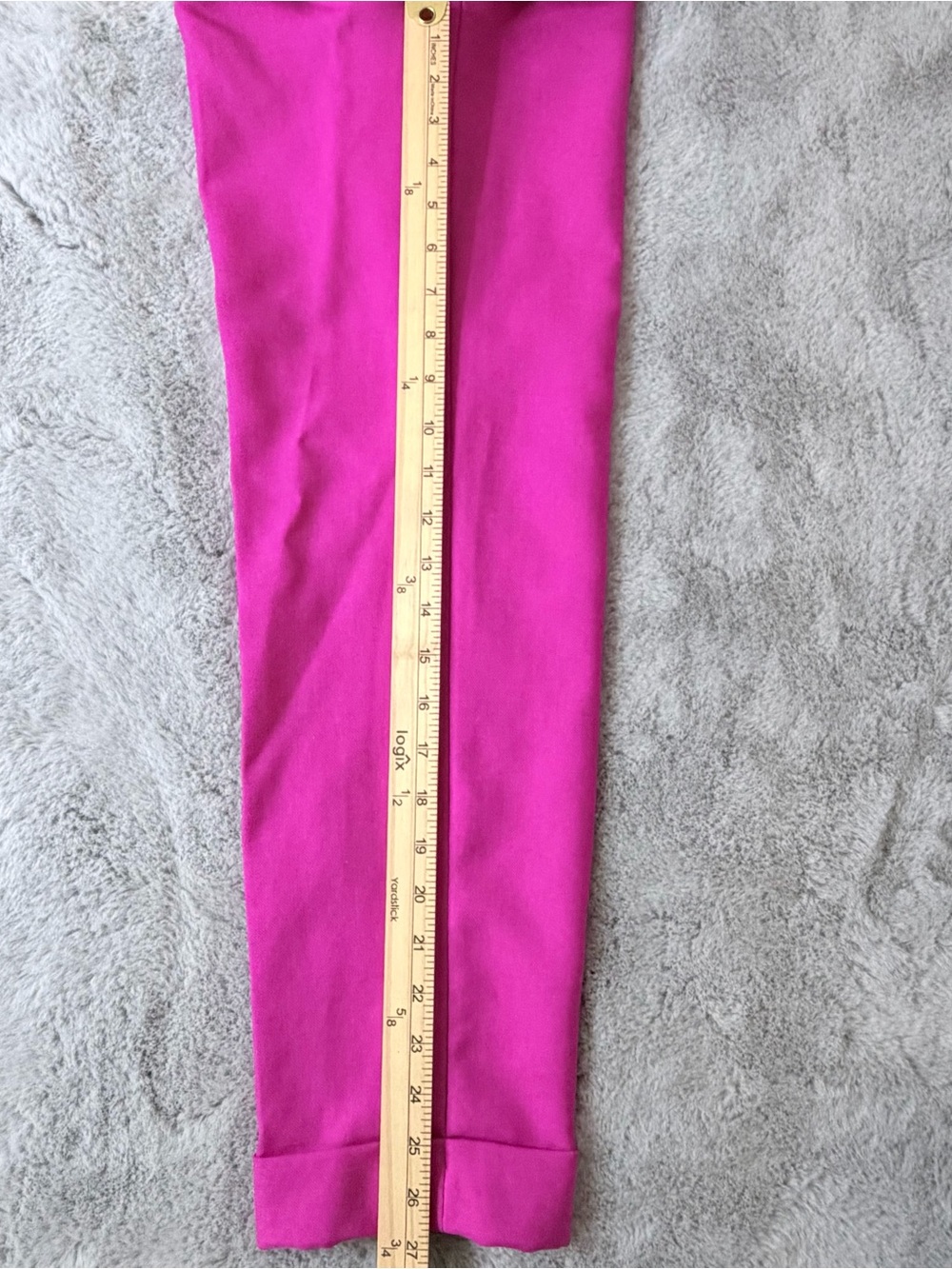 J. Crew Rhodes Suit Set Hot Pink Gold Crest Button Blazer 2P & Trouser Pants 0 - Picture 15 of 16